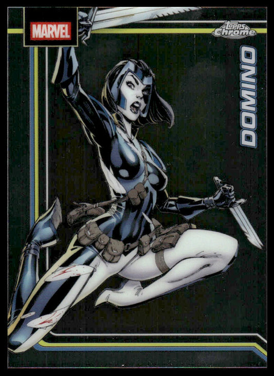 2026 Topps Chrome Marvel Comics #30 Domino