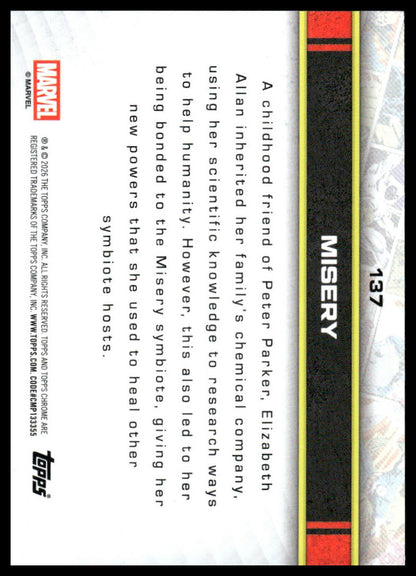 2026 Topps Chrome Marvel Comics #137 Misery