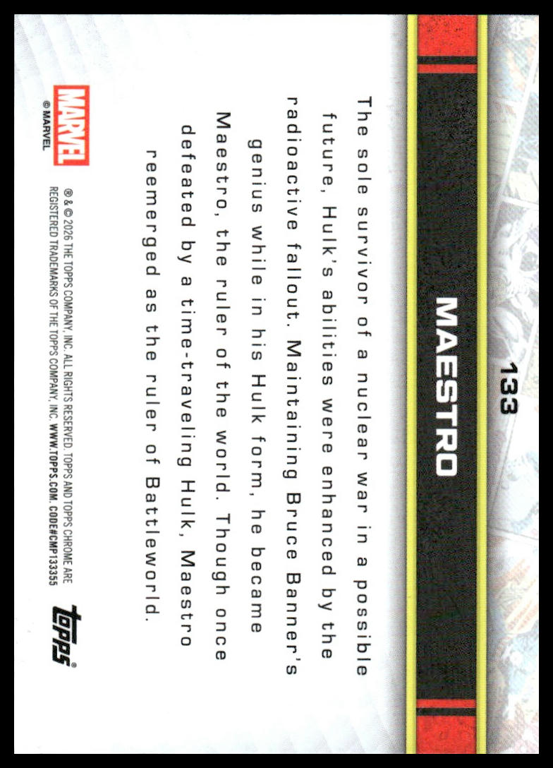 2026 Topps Chrome Marvel Comics #133 Maestro