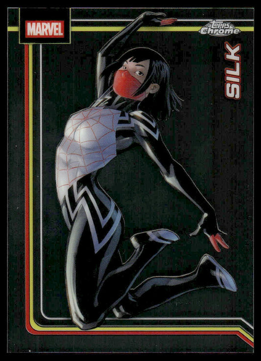 2026 Topps Chrome Marvel Comics #156 Silk
