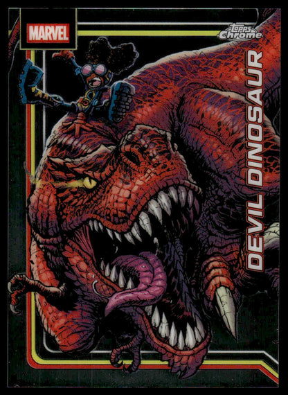 2026 Topps Chrome Marvel Comics #110 Devil Dinosaur