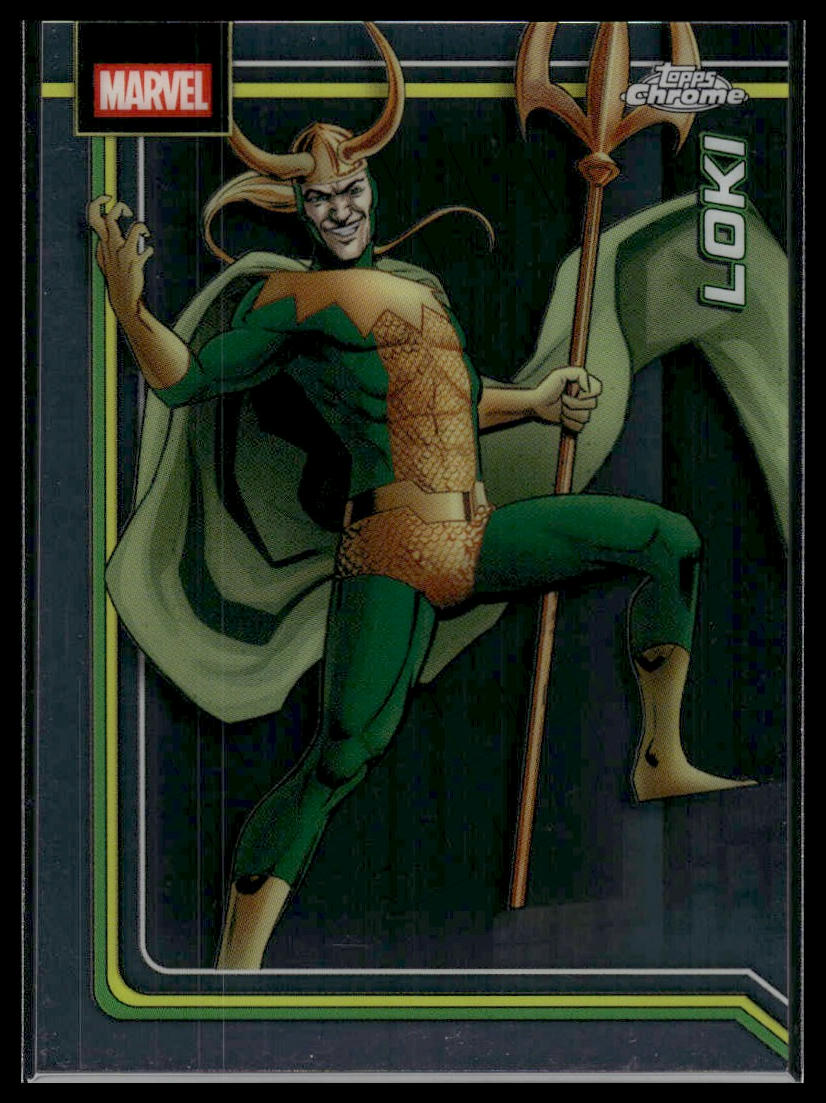 2026 Topps Chrome Marvel Comics #131 Loki