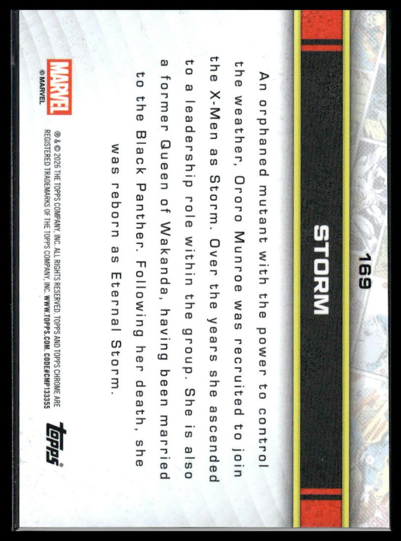 2026 Topps Chrome Marvel Comics #169 Storm