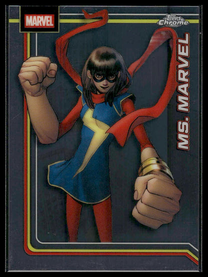 2026 Topps Chrome Marvel Comics #83 Ms. Marvel