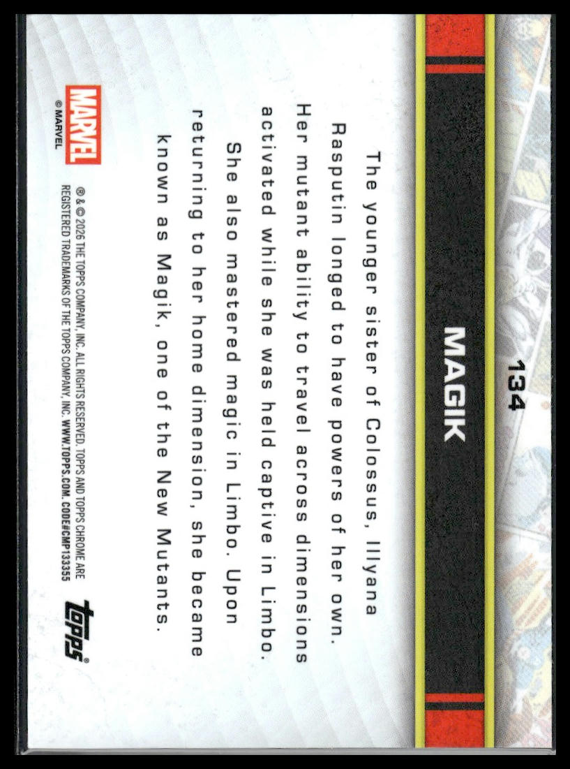 2026 Topps Chrome Marvel Comics #134 Magik