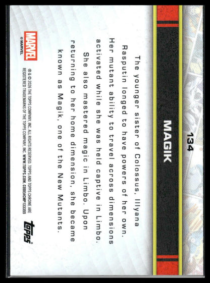 2026 Topps Chrome Marvel Comics #134 Magik