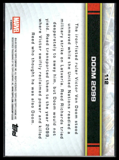 2026 Topps Chrome Marvel Comics #112 Doom 2099