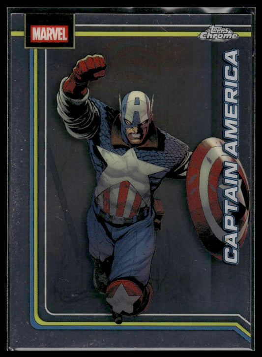 2026 Topps Chrome Marvel Comics #19 Captain America
