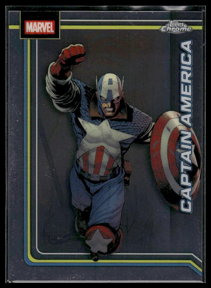 2026 Topps Chrome Marvel Comics #19 Captain America