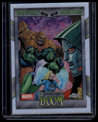 2026 Topps Chrome Marvel Comics #OW-05 One World Under Doom #5