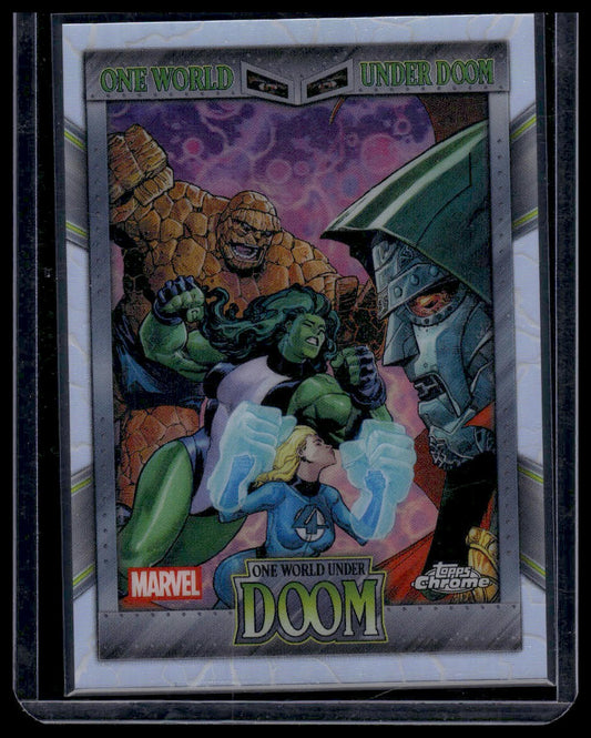 2026 Topps Chrome Marvel Comics #OW-05 One World Under Doom #5