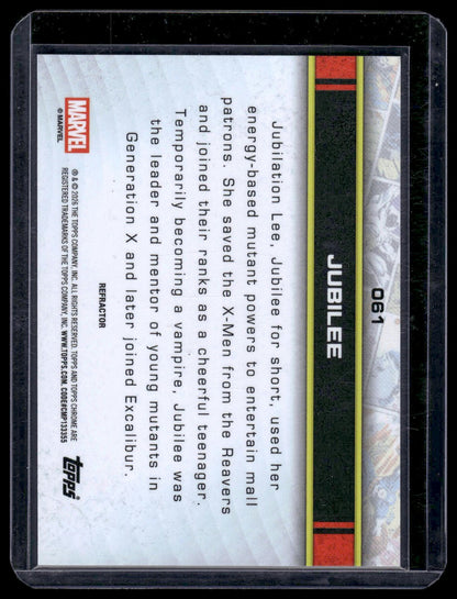 2026 Topps Chrome Marvel Comics #061 Jubilee Refractor