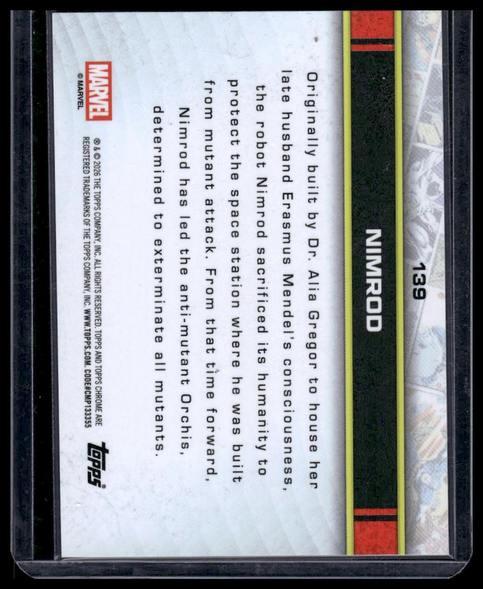 2026 Topps Chrome Marvel Comics #139 Nimrod