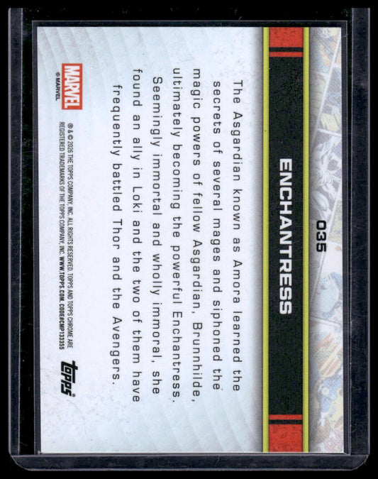 2026 Topps Chrome Marvel Comics #035 Enchantress