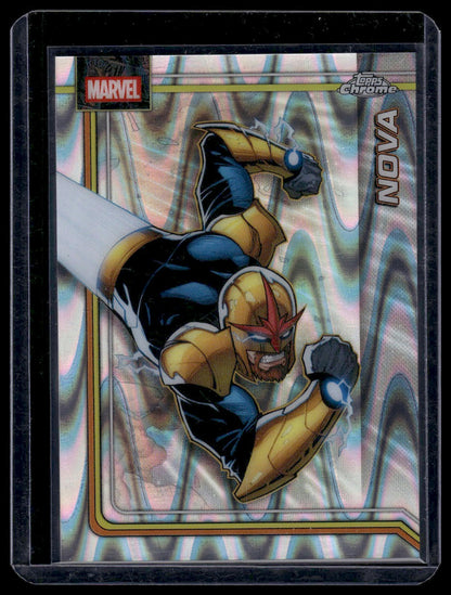 2026 Topps Chrome Marvel Comics #89 Nova Refractor