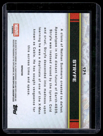 2026 Topps Chrome Marvel Comics #171 Stryfe Refractor