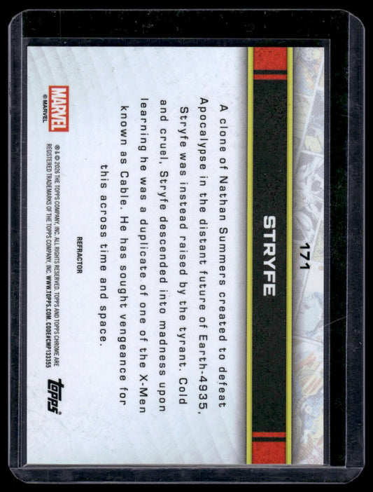 2026 Topps Chrome Marvel Comics #171 Stryfe Refractor