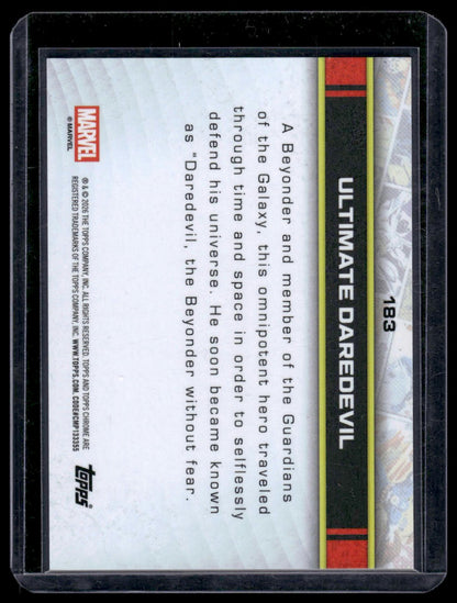 2026 Topps Chrome Marvel Comics #183 Ultimate Daredevil