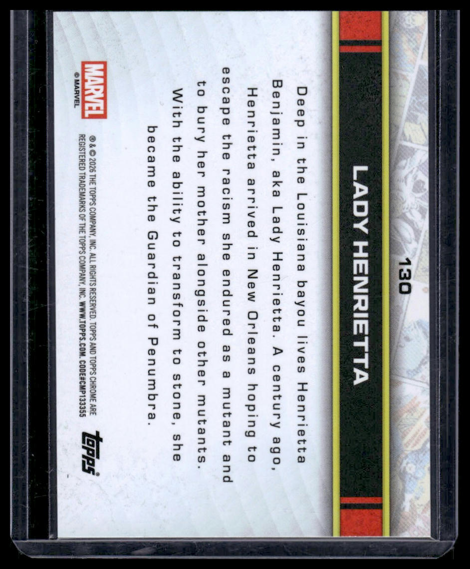 2026 Topps Chrome Marvel Comics #130 Lady Henrietta