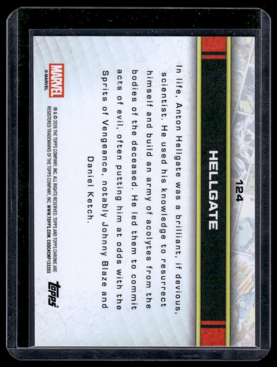 2026 Topps Chrome Marvel Comics #124 Hellgate