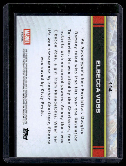 2026 Topps Chrome Marvel Comics #114 Elbecca Voss