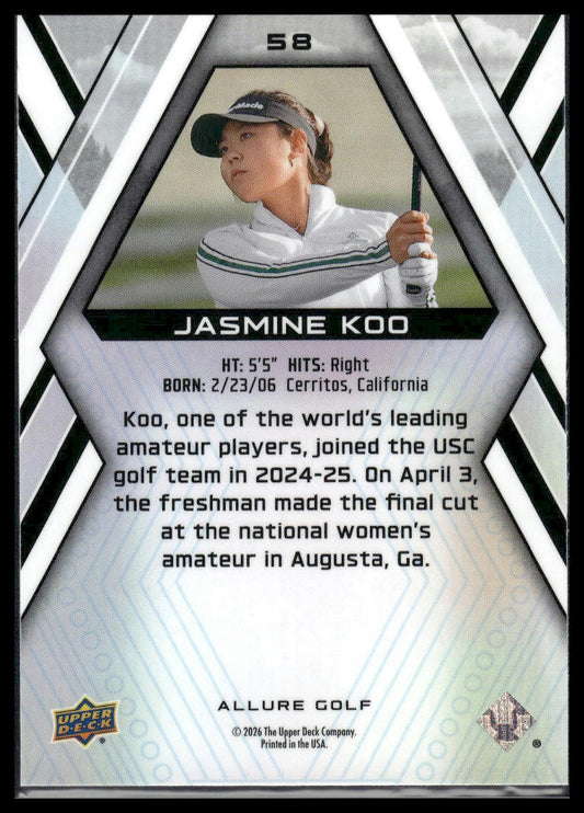 2026 Upper Deck Allure #58 Jasmine Koo