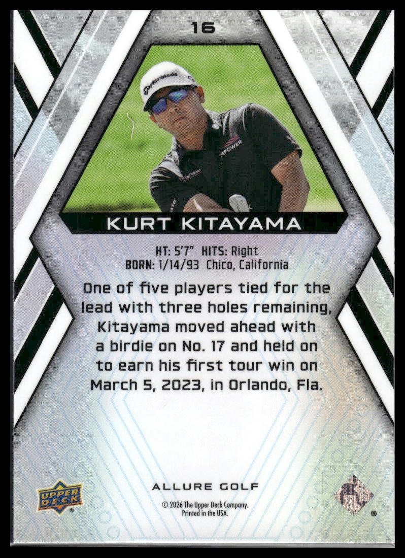 2026 Upper Deck Allure #16 Kurt Kitayama