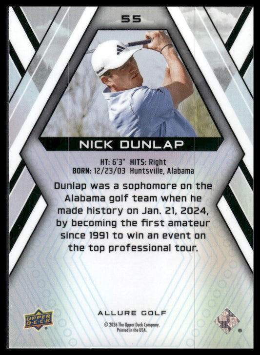 2026 Upper Deck Allure #55 Nick Dunlap