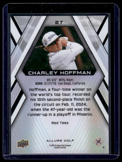 2026 Upper Deck Allure #27 Charley Hoffman Red Tees