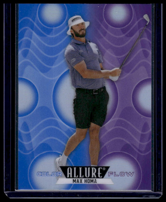 2026 Upper Deck Allure #CF-10 Max Homa Color Flow Blue-Purple