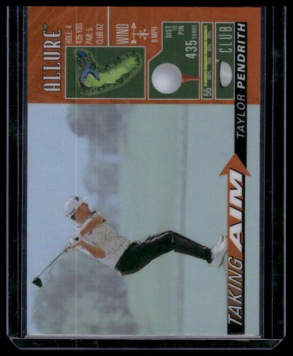 2026 Upper Deck Allure #TA-11 Taylor Pendrith Taking Aim Orange