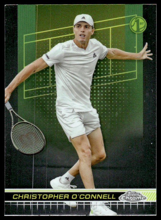 2024 Topps Chrome #150 Christopher O'Connell Purple/Green Refractor #/150