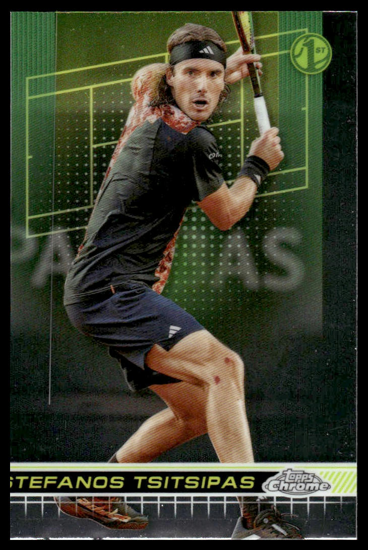 2024 Topps Chrome #46 Stefanos Tsitsipas Refractor