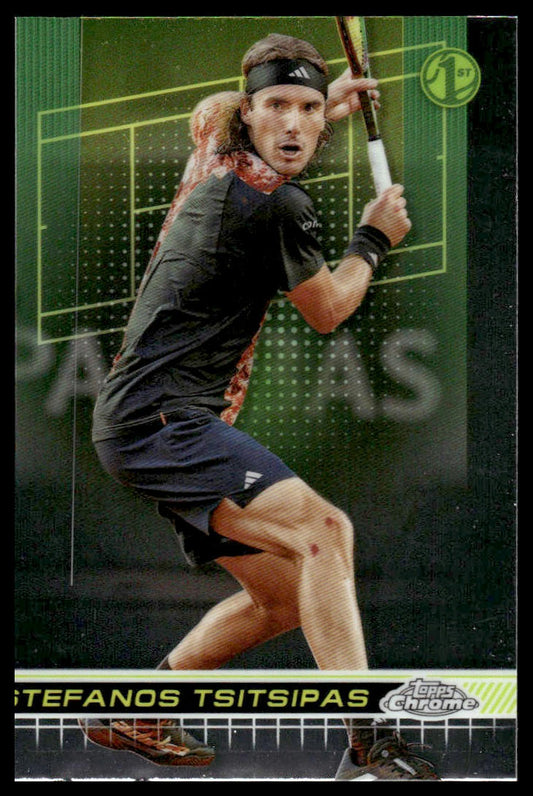 2024 Topps Chrome #46 Stefanos Tsitsipas Refractor