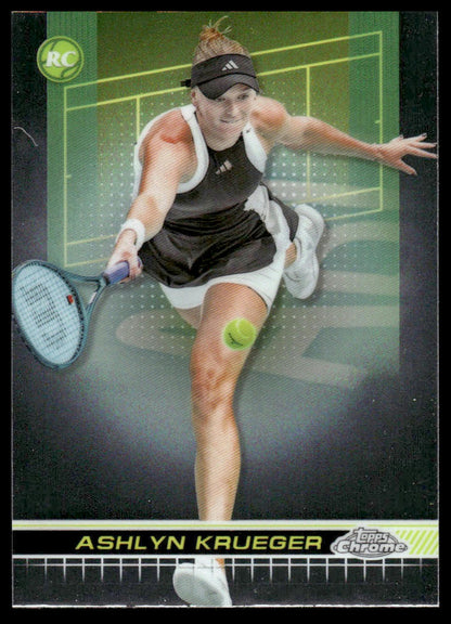 2024 Topps Chrome #140 Ashlyn Krueger Purple/Green Refractor #/150
