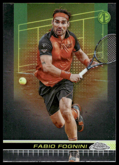 2024 Topps Chrome #165 Fabio Fognini Blue Refractor #/250