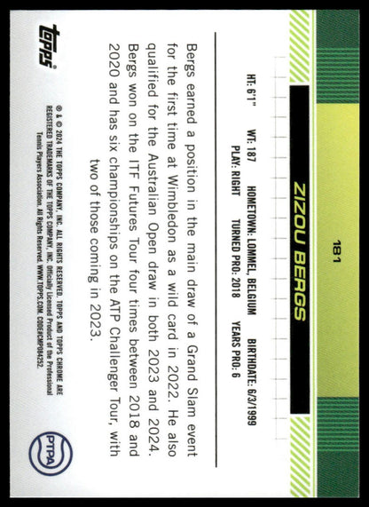 2024 Topps Chrome #181 Zizou Bergs Refractor
