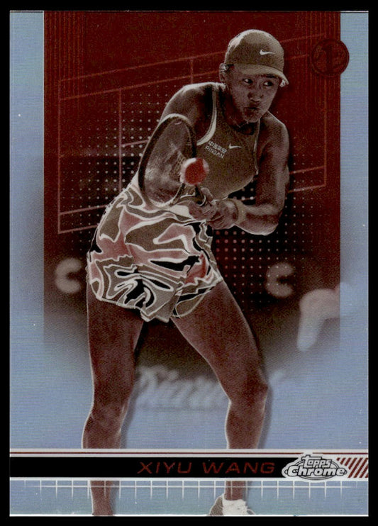 2024 Topps Chrome #126 Xiyu Wang Sepia Refractor