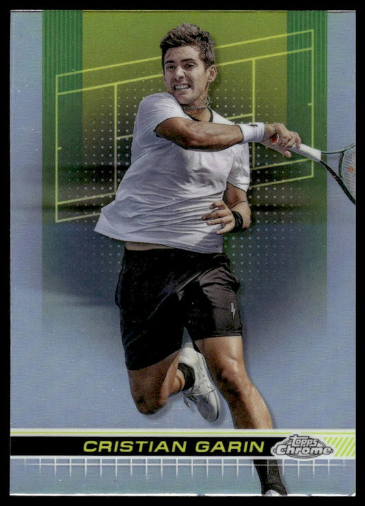 2024 Topps Chrome #54 Cristian Garin Purple/Green Refractor #/150