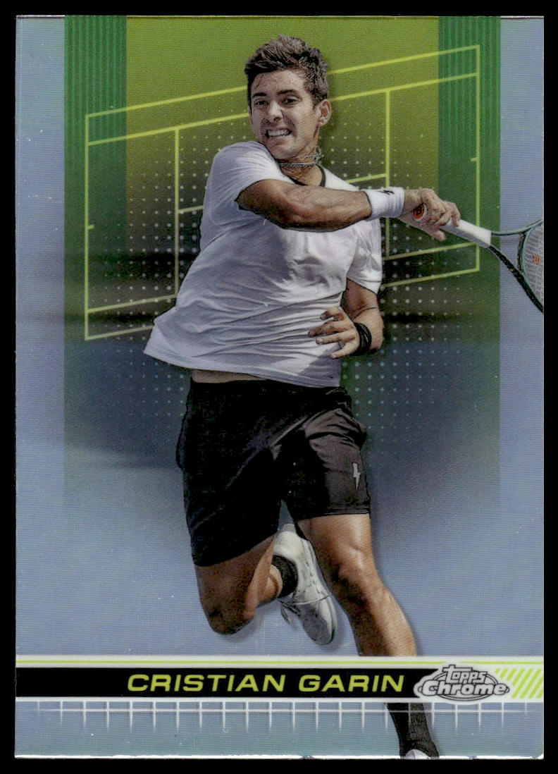 2024 Topps Chrome #54 Cristian Garin Purple/Green Refractor #/150