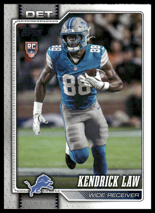 2026 Topps Football #374 Kendrick Law