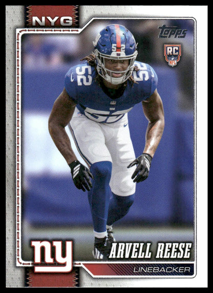 2026 Topps Football #346 Arvell Reese