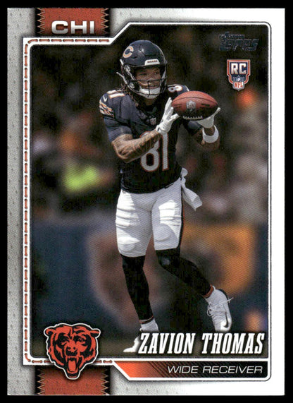 2026 Topps Flagship #367 Zavion Thomas
