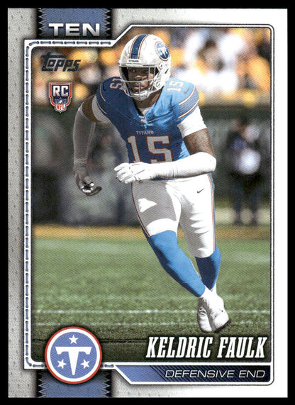 2026 Topps Football #344 Keldric Faulk