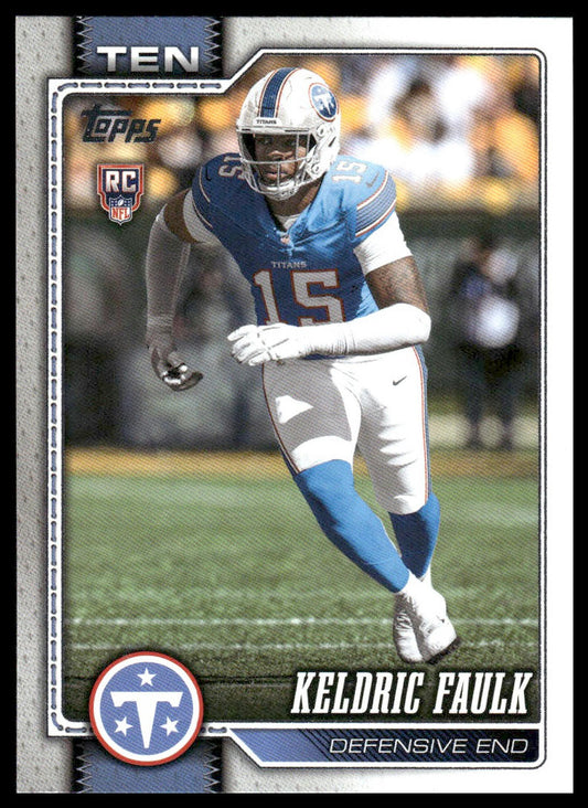 2026 Topps Football #344 Keldric Faulk