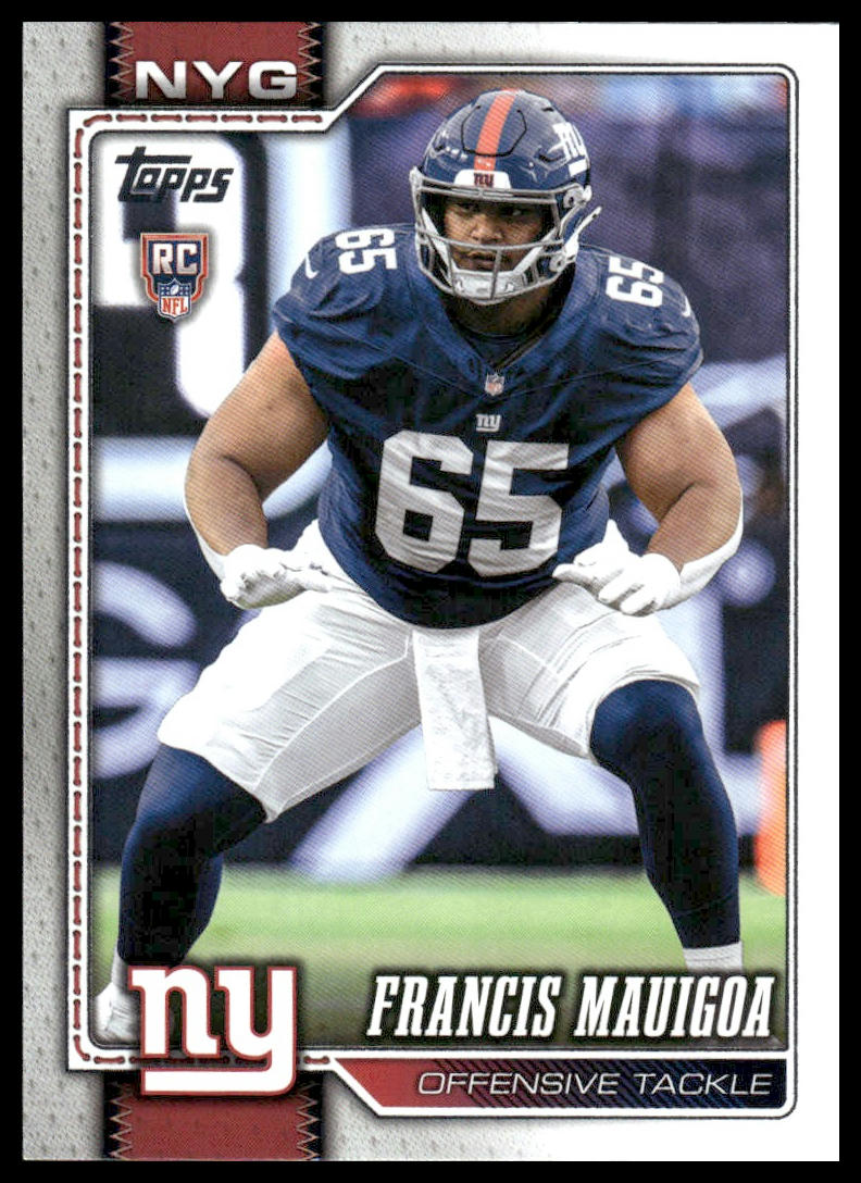 2026 Topps Football #373 Francis Mauigoa
