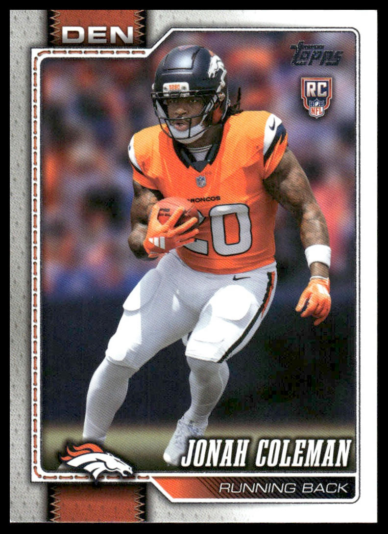 2026 Topps Flagship #312 Jonah Coleman