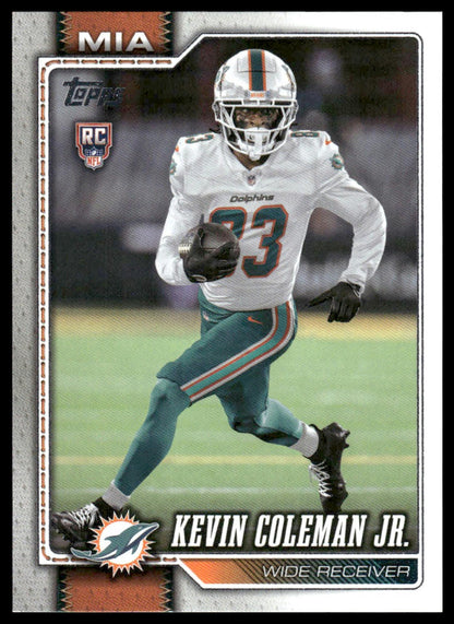 2026 Topps Football #337 Kevin Coleman Jr.