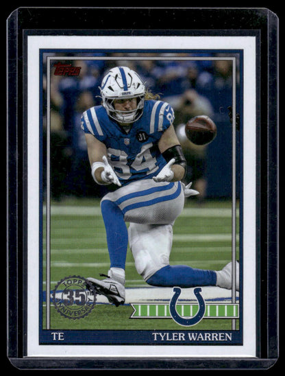 2026 Topps Flagship #91TF-48 Tyler Warren 1991 Topps Football