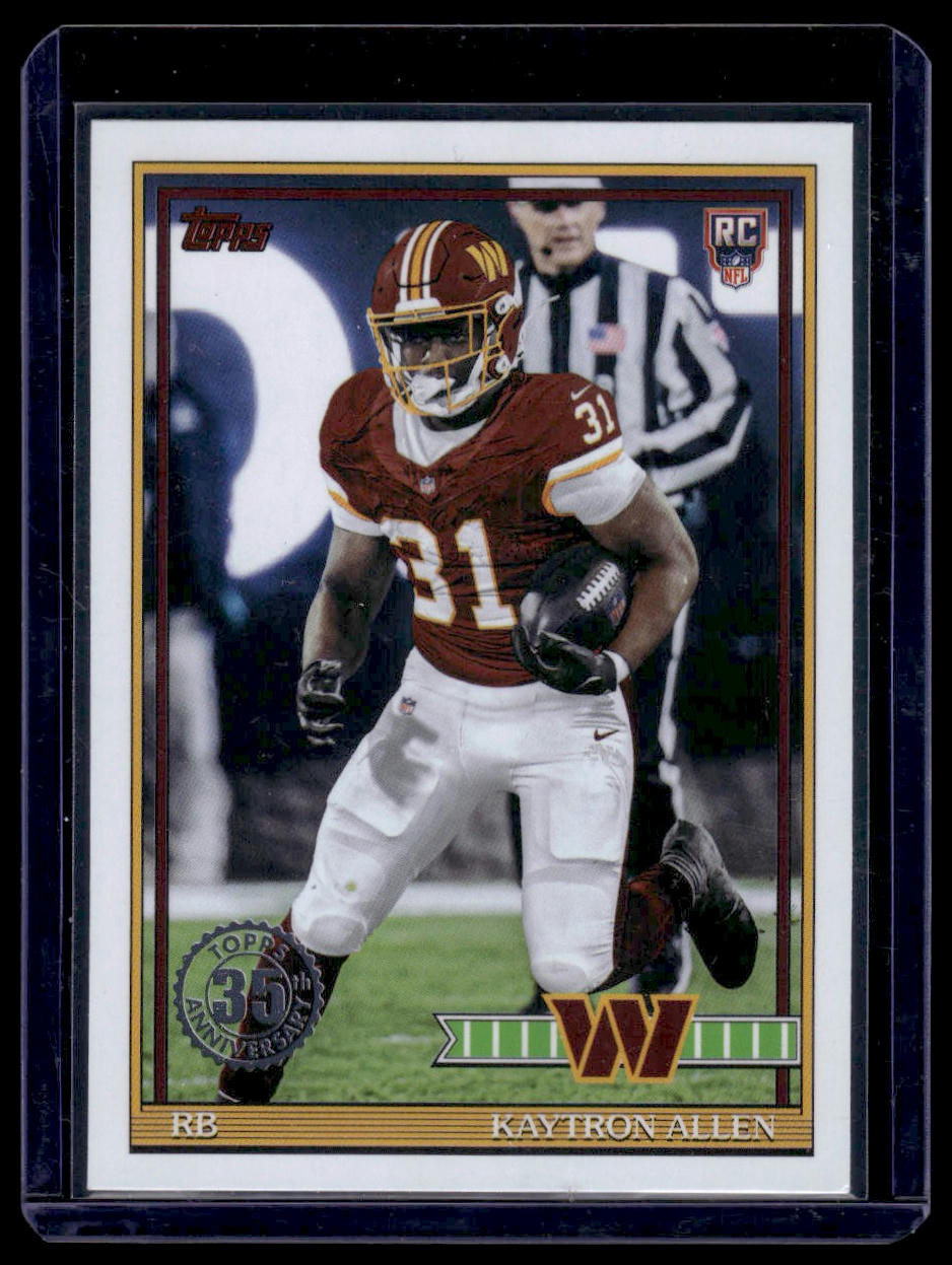 2026 Topps Flagship #91TR-15 Kaytron Allen 1991 Throwback
